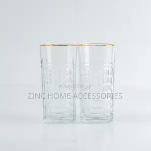 Regency Gold Highball Glasses - 2 Sets