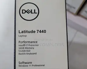 New Laptop Dell Latitude 7440 16GB Intel Core I7 SSD 512GB