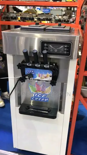 3 Nuzzle Standing Ice Cream Machines