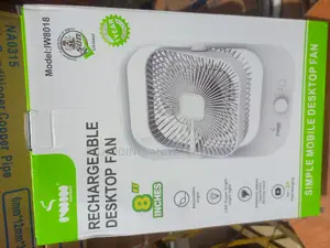8" Iwin Energy Table Rechargeable Fan