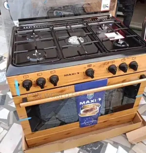 New Maxi 90cm Standing Five Burners Automatic With Oven