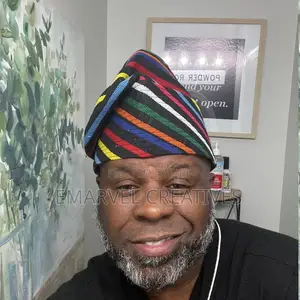 African Men Hat, Aso Oke Hat, Kufi Hat,