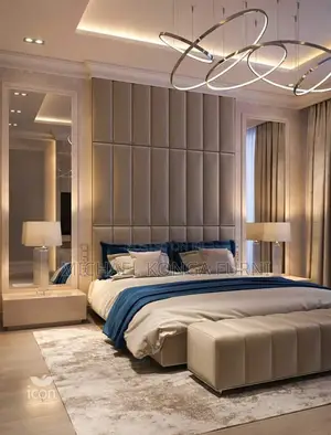 Wall Clapped Padded Bed