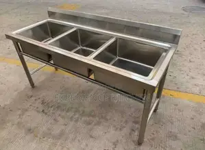 3 Chamber Stainless Steel Sink