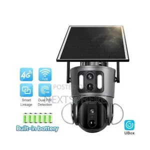 Ubox Dual Lens 4g Solar PTZ Camera - Auto Tracking