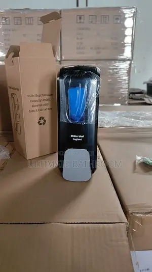 Black Manual Soap Dispenser