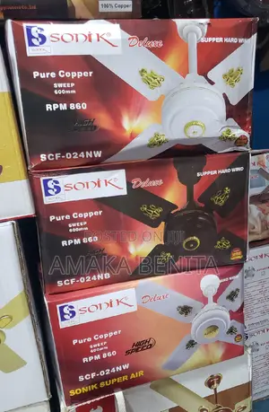 Sonik Ceiling Fan Short Blade