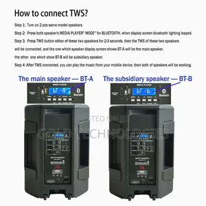 15" P.A Public Address System, Portable Sound System for All
