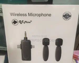 Noise Cancelation Wireless Lapel Mic 4 Camera Type C, iPhone