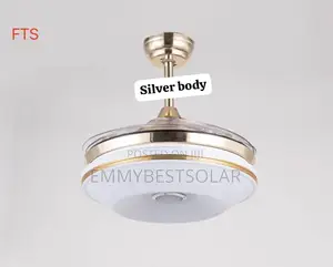 Luxury Mp3 Bt Fan Chandelier Light