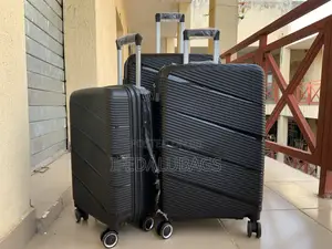 Set of Quality Unbreakable Black Travel Luggage