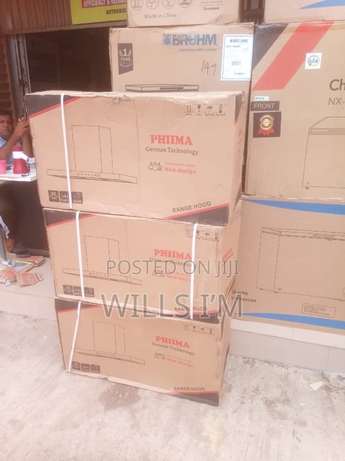 Phiima Hood Extractor 101F 90cm