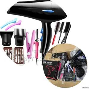 Hair Dryer With Complete Accessories Manicure Pedicure Kit