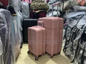 2n1 Rose Gold Unbreakable Travel Luggage