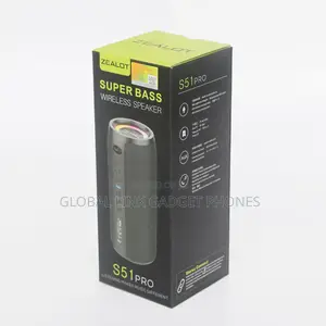 ZEALOT Bluetooth Speaker S51 Pro With Light, Music Box, Port