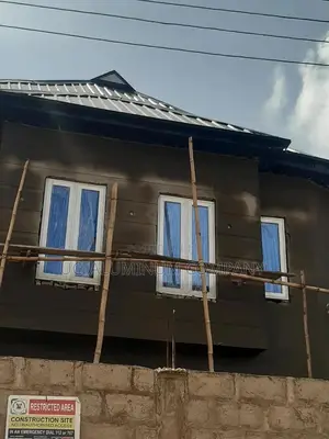 White Aluminum Casement Window With Burglary and Net