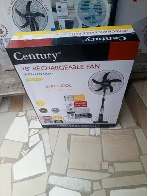 Century Rechargeable Standing Fan 18 Inches FRC-45-D