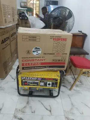 Durable and Unique Sv6800 Elepaq Constant 4.5kva Generator