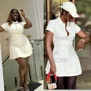 Trendy Ladies Formal Short Dress.