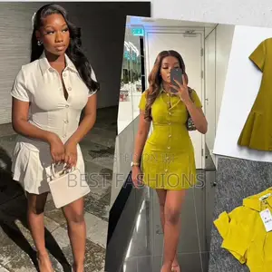 Trendy Ladies Formal Short Dress.