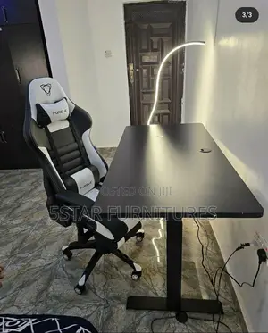 Adjustable Electric Desk With Chair