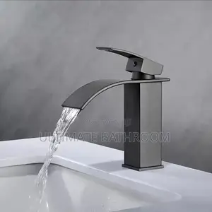 Grey Color Waterfall Basin Mixer