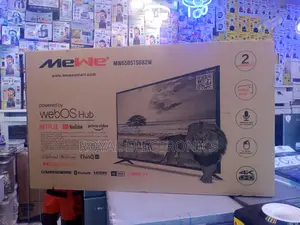 Unique Design Mewe 65 Inch Smart Double Glass Android TV