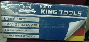 Euro King Tools 24pcs Socket Wrench Set Tool Socket Set