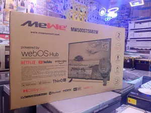 New Mewe 50 Inches Smart LED Double Glass Frameless TV