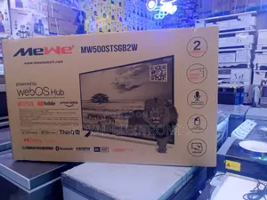 Heavy Duty Mewe 50 Inches Smart LED Double Glass Frameles TV