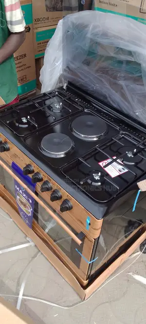 Maxi 6 Burner Cooker Wooden Color