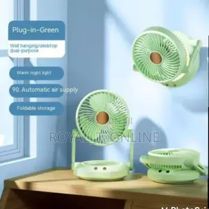 Rotating Rechargeable Fan Abuja. Portable Fan With Light
