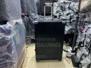 Big Size Aluminum Frame Black Travel Luggage