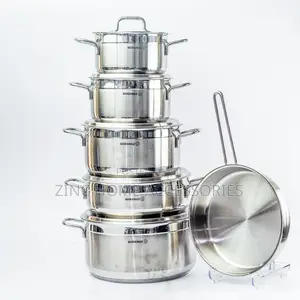 Korkmaz Alfa XXL 11pc Stainless Steel Cookware Set