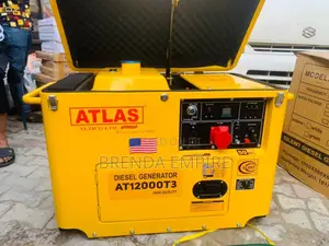 10.5kva Atlas Three Phase Diesel Soundproof Generator 100%