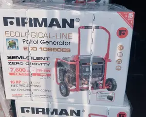 7.6kva Sumec Firman Keystart Petrol Generator + Copper Coil