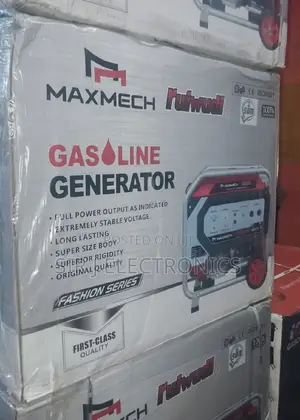 8.5kva Maxmech Keystart Petrol Generator + 100% Copper Coil