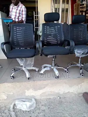 Quality Office Net Chair With Swivel ,Arm Without Headrest