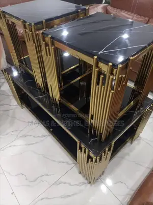 Center Table With Two Side Tables
