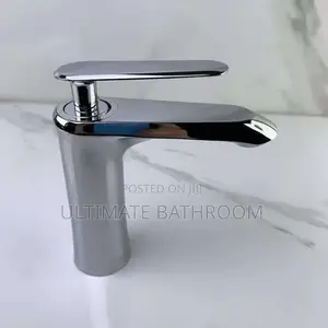 Chrome Round Basin Mixer Tap Brass