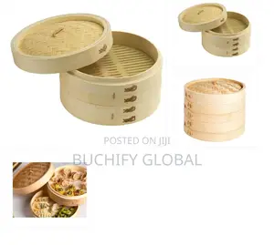 Bamboo Steamer Basket 3 Tiers