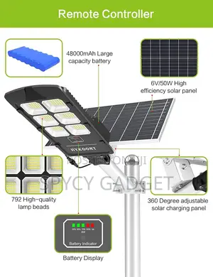 Solar Security Street Light - 500W