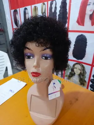 Benzyl Human Hair Afro Wig