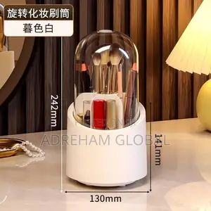 Rotating Makeup Brushes Cases .
