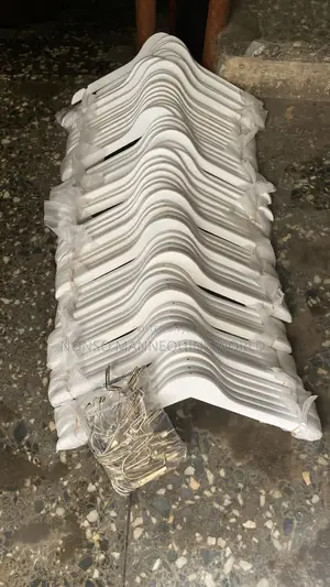 White Hangers With Golden Head