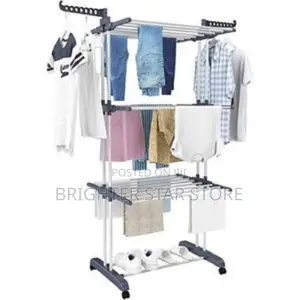 Durable/Foldable Baby Cloth Hanger Dryer- 3tiers