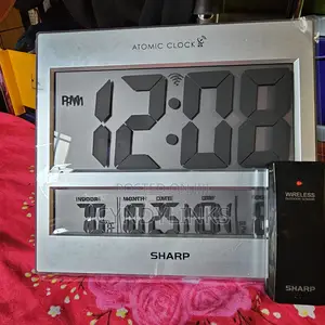 Sharp Atomic Wall Clock With Remote Control Hotels, Homes