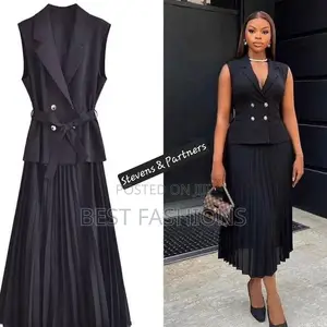 Quality Ladies Formal Jacket and Pleated Skirt
