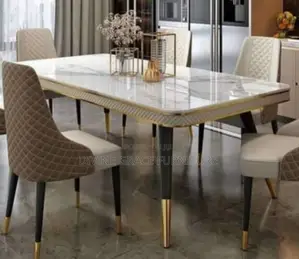Classic Dinning Table With 6 Chairs
