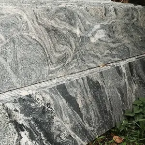 Wavy Grey Marble Juprano Granite Slab